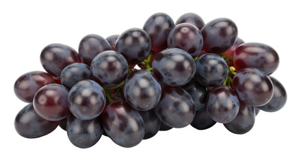 Isolated Dark Grapes