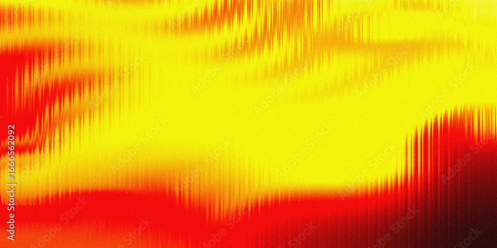 Poster a vibrant abstract background transitions from fiery red to bright yellow, featuring a textured, dyn