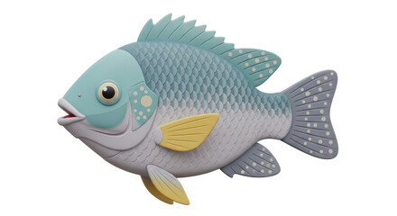 Isolated Cartoon Fish