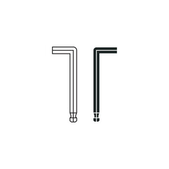 Hardware Tools logo EPS template icons vector illustration transparent background