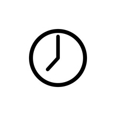 clock icon vector illustration
