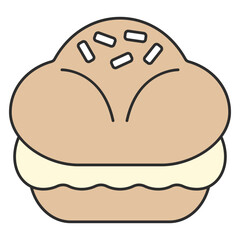 달콤한 슈크림 일러스트