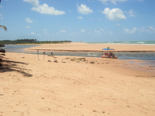 Torta Garça Beach, located in Maceió, Alagoas.