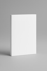 blank white book mockup