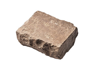 Ancient stone tablet with inscribed text unearthed