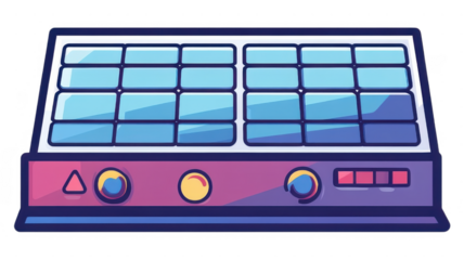 Stylish solar panel design illustrating modern renewable energy technology