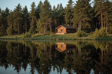 Fototapeta premium Nordic style home