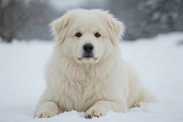 Cozy sheepdog warming its paws