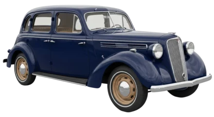 Fototapete Vintage Auto Isolated Vintage Car  © Emma