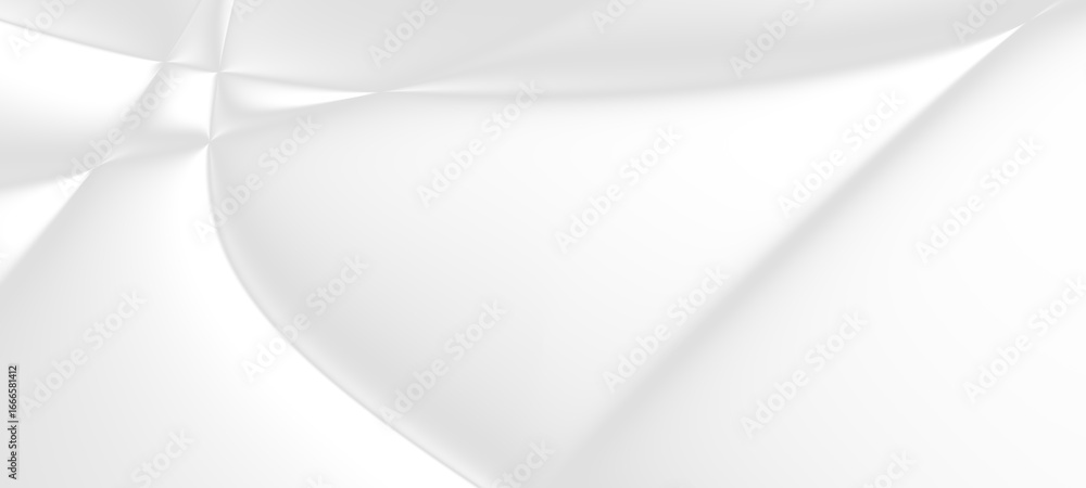 Poster an elegant white abstract background that features soft waves creating a serene atmosphere