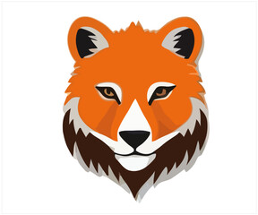 Animal Head Vector Art, Intricate Powerful and Ready for Print or Web  (1)