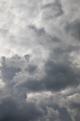 Beautiful skyscape with picturesque clouds