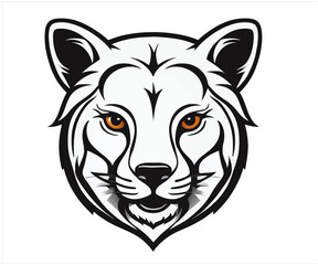 Animal Head Vector Art, Intricate Powerful and Ready for Print or Web  (1)