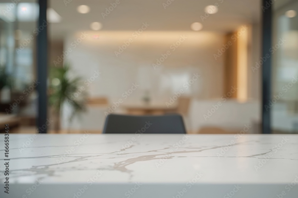 Aufkleber blank surface with a soft-focus backdrop ideal for displaying products