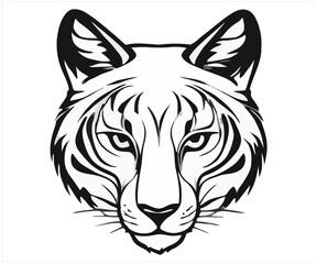 Animal Head Vector Art, Intricate Powerful and Ready for Print or Web  (1)