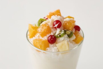 Traditional Indonesian Es Teler Dessert Recipe
