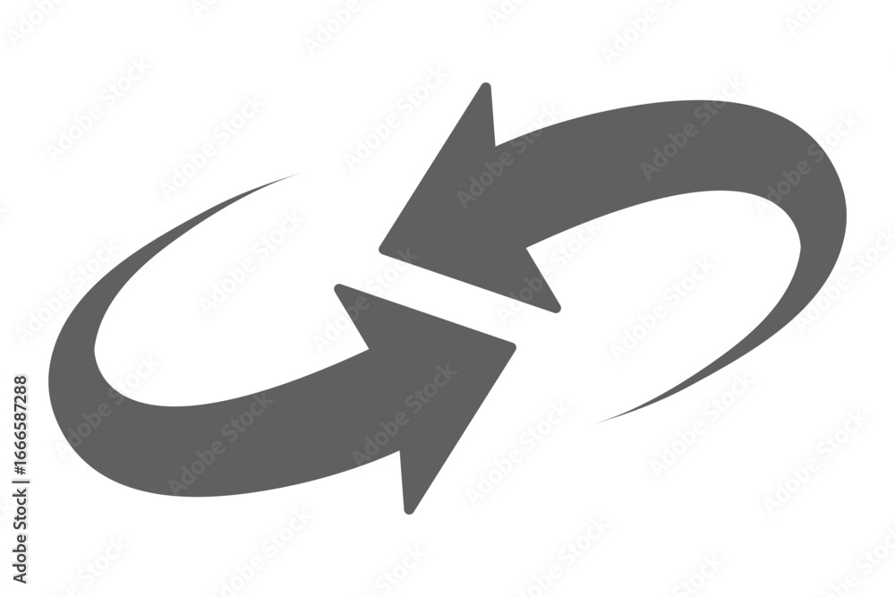 Poster refresh arrow symbol reload sync rotate exchange