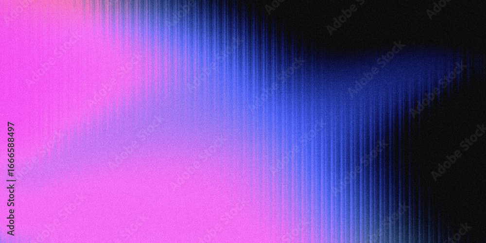 Poster a vibrant abstract background featuring a smooth gradient of pink and blue light with a subtle grain