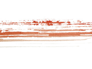 Orange paint blooming on paper. Hand-painted strokes in fiery shades form a rich artistic texture....