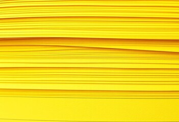 Close-up of a stack of yellow lined paper, showing texture and lines,  blank,  macro photography