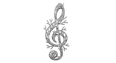 Isolated Treble Clef