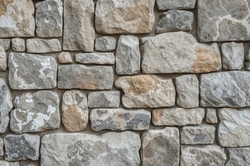 Obraz premium Texture of gray stone wall background