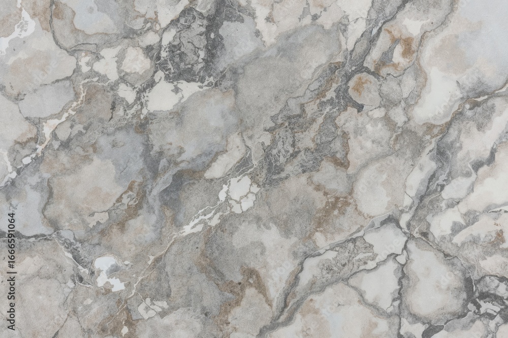 Poster background with gray marble pattern texture