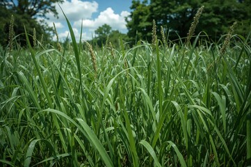 Obraz premium Lush green vegetation