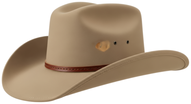 Isolated Cowboy Hat