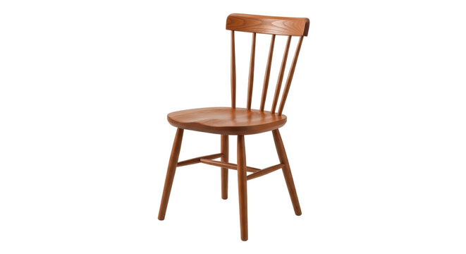 Isolated Wooden Chair
