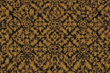 Baroque gold design combined with leopard print and geometric shapes for printing