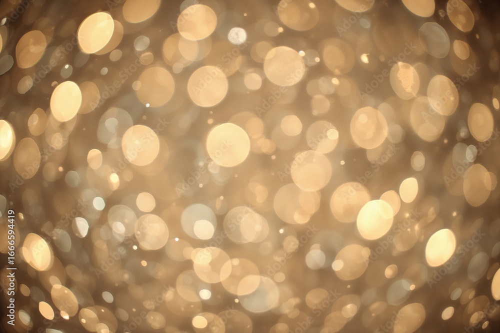 Poster Sparkling retro lights with soft bokeh effect