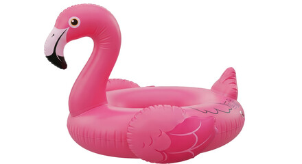 Isolated Pink Flamingo Float