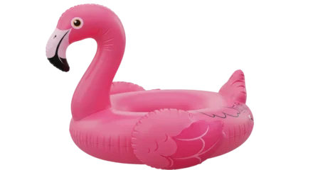 Fototapeten Flamingo Isolated Pink Flamingo Float  © Emma