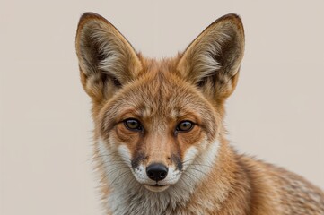 Fototapeta premium Close-up of a Bengal fox (Vulpes bengalensis) showing ear coloration distinct from V. vulpes