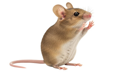 Isolated Standing Mouse