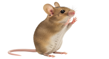 Isolated Standing Mouse