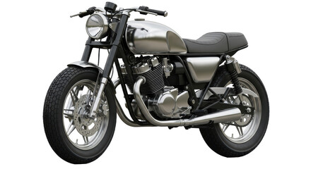 Isolated Motorbike