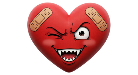 Isolated Angry Heart