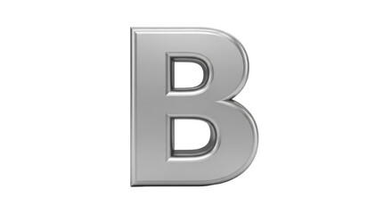 Isolated Letter B