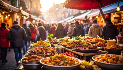 Jedzenie rynek ludzie 5