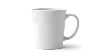 Sleek white coffee mug ready for your design, perfect for showcasing branding or product mockups,...