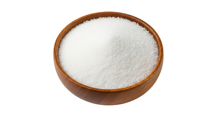 Isolated Bowl of White Sugar