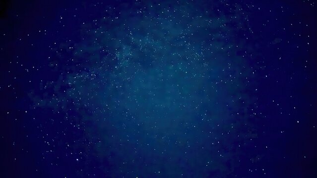 deep blue starry night sky with glowing constellations and cosmic clouds ideal for dreamy background or texture