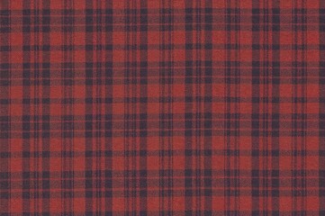 Obraz premium Textured plaid fabric pattern