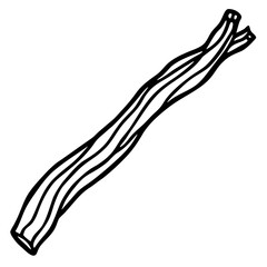 Licorice Root Line Art – Clean Vector Outline