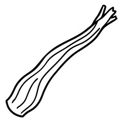 Licorice Root Line Art – Clean Vector Outline