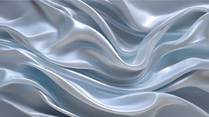 Obraz premium Flowing abstract fabric texture with wavy patterns