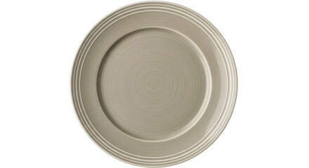 Isolated Beige Plate