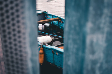 Peeking boat